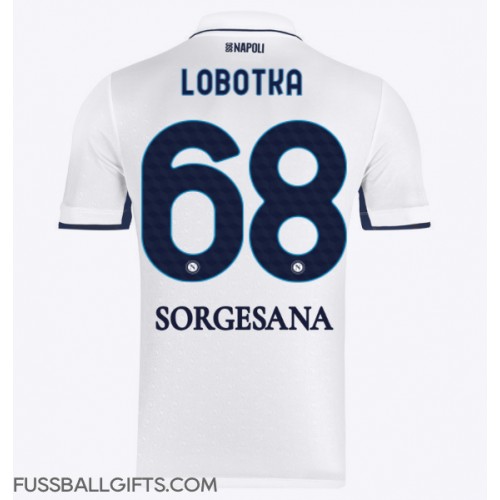 SSC Napoli Stanislav Lobotka #68 Fußballbekleidung Auswärtstrikot 2024-25 Kurzarm